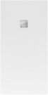 VILLEROY & BOCH PLANEO DOUCHEVLOER ACRYL MET ROCKLITE 140 x 100 x 4 cm STONE WHITE MET ROOSTER INOX GEBORSTELD UDA1410PLA2V-RW