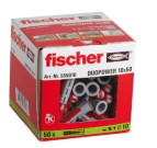FISCHER DUOPOWER NYLON PLUG 10 x 50 mm - prijs per doos van 50 stuks