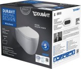 DURAVIT ME BY STARCK WANDTOILET RIMLESS COMBI PACK 45290900A1