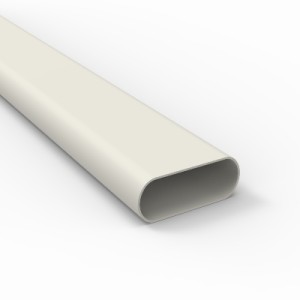 RENSON EASYFLEX VAST PLAT OVAAL KANAAL 14 x 6 cm L 3 m G0013126 - prijs per lengte
