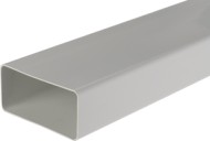 PVC VENTILATIE KANAAL 204 x 60 mm L 150 cm - prijs per lengte