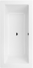 VILLEROY & BOCH LEGATO LIGBAD ACRYL RECHTHOEK 180 x 80 cm STONE WHITE UBA180LEG2V-RW