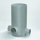 DYKA PVC INSPECTIEPUT MODEL 12 DIA 315 mm H 600 mm AANSL. 3 x 110 mm 20025881
